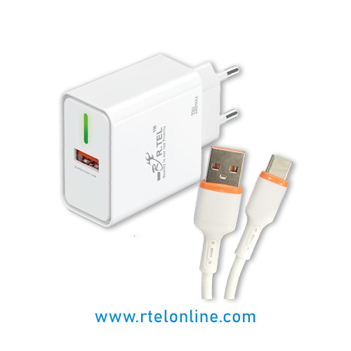 R.TEL R-C20 33W QC3.0 Charger with Type-C Cable