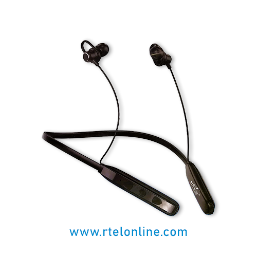 R.TEL RM-N12 Wireless Neckband with 5 Voice Change Magnetic Auto ON/OFF with Incoming Vibration